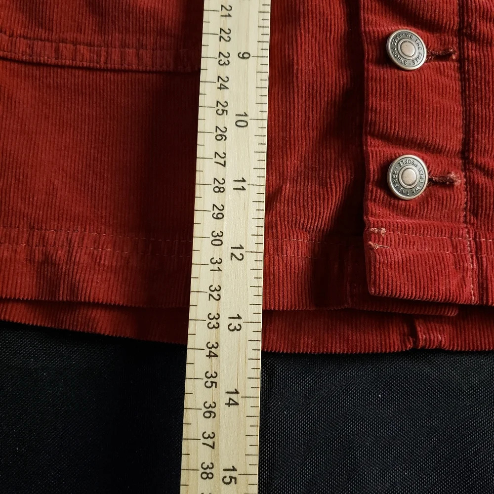 We The Free Corduroy Mini Skirt Orange 27 - Picture 5 of 6